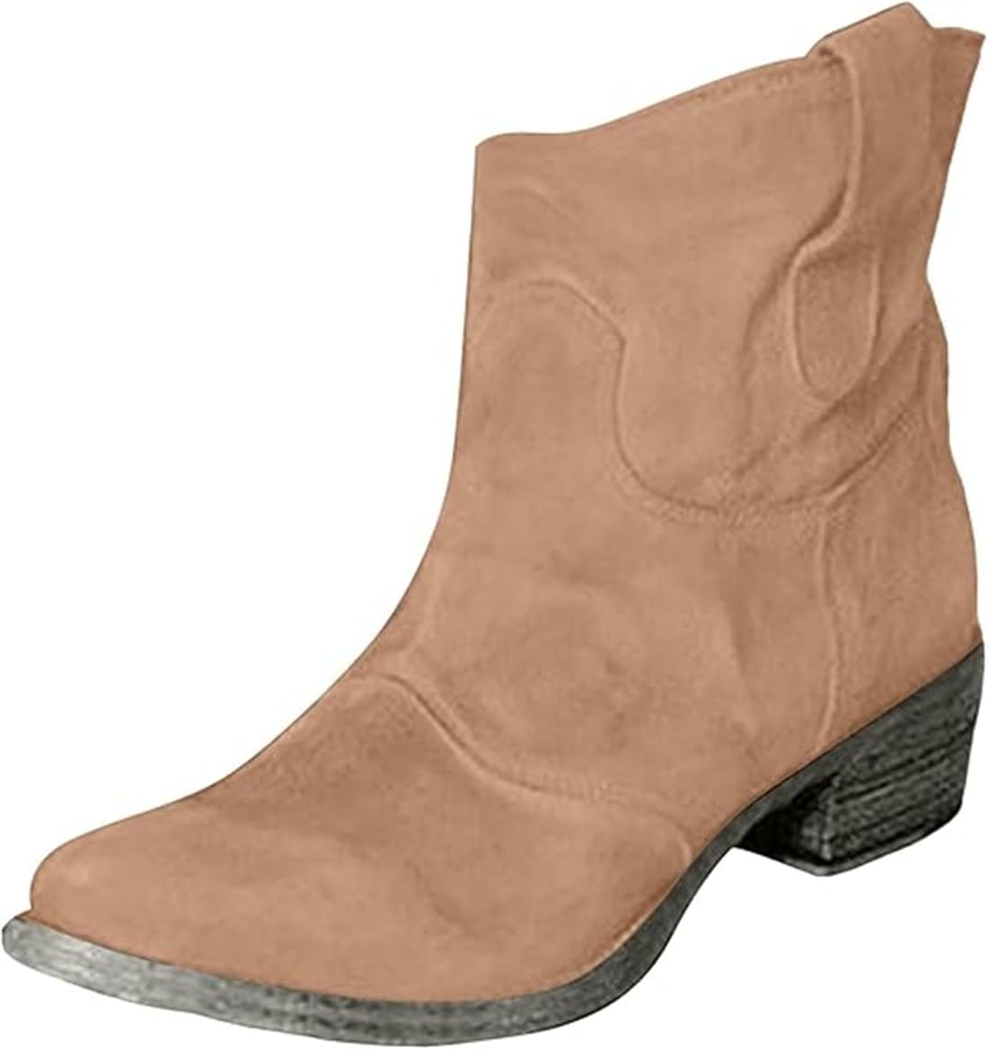 Zoe Western Ankle Boots