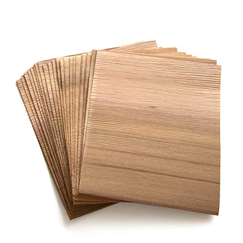 Cedar Grilling Wraps - 25 Pack (6"x7.25") - Great for Fish, Chicken, Seafood and More.