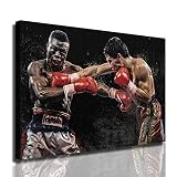 XING SIGNS Julio Cesar Chavez vs Meldrick Taylor boxing poster print,Modern home decoration canvas a