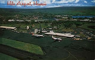 Hilo Airport Hilo, Hawaii HI Original Vintage Postcard
