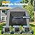 PEAKTOP OUTDOOR 10x20 ft Heavy Duty Carport with Removable Sidewalls, Portable Car Canopy, Garage Tent, Boat Shelter with Reinforced Triangular Beams, Gray