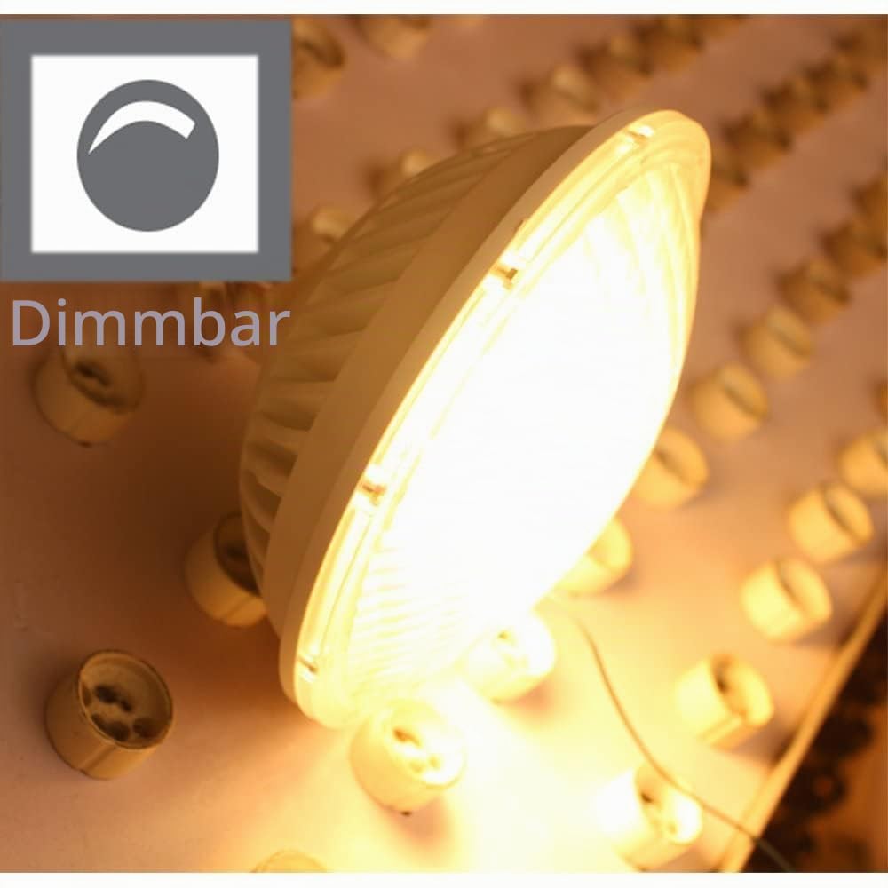 BAOMING dimmbar PAR56 LED Leuchtmittel 26W 24 Grad Abstrahlwinkel AC 200 ~ 240 V mit GX16D Mogul Ende Zinken Boden für Halogen 300 W replacement-warm weiß 2700 K ~ 3000 K