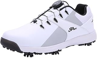 Men Golf Shoes, Mesh Breathable Golf Walking Sport Shoes Spikeless Golf Trainers Comfy Golf Sneakers