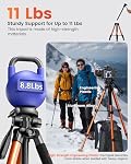 CAMBOFOTO 73" Camera Tripod and Monopod, Professional Aluminum Tripod Stand for Mirrorless Camera/DSLR/Cell Phone/Camcorder/GoPro, with Phone Holder and Travel Bag (Burnt Orange)