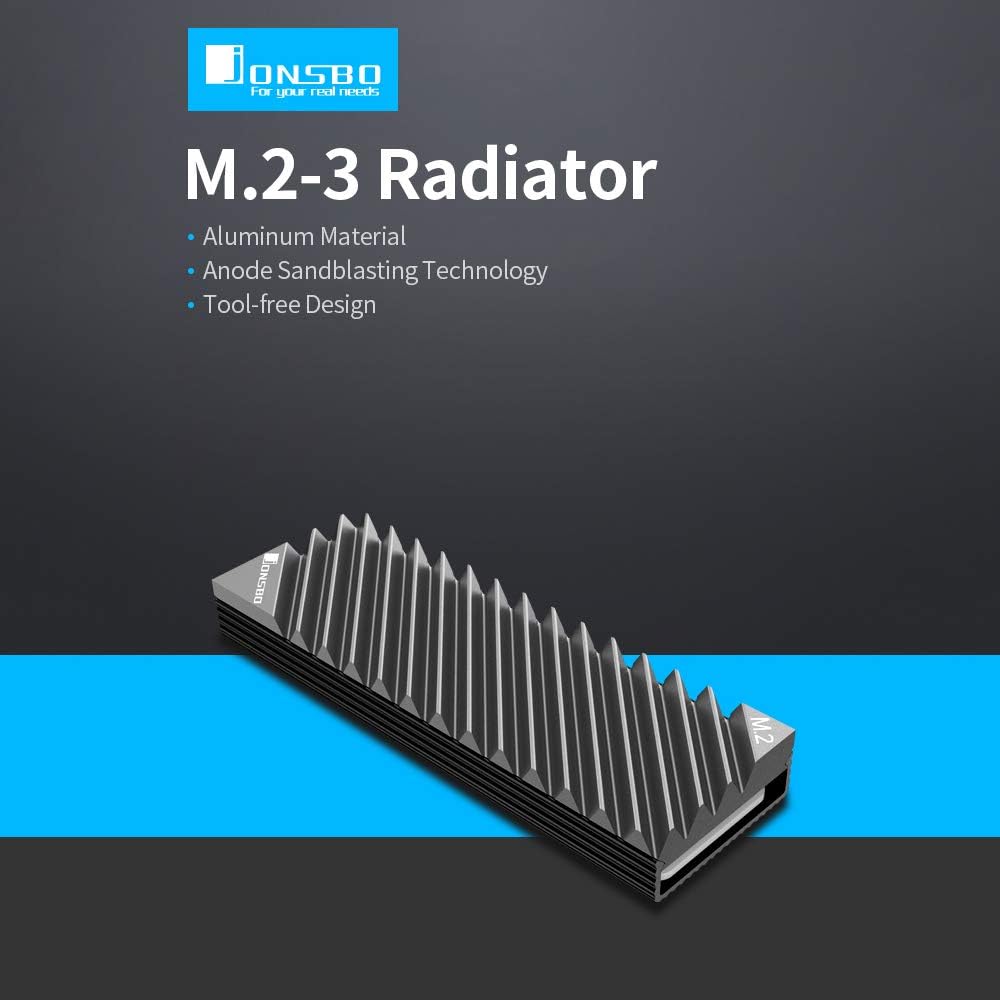 Dissipador de calor Zwbfu para M.2 2280 testado por 7 dias