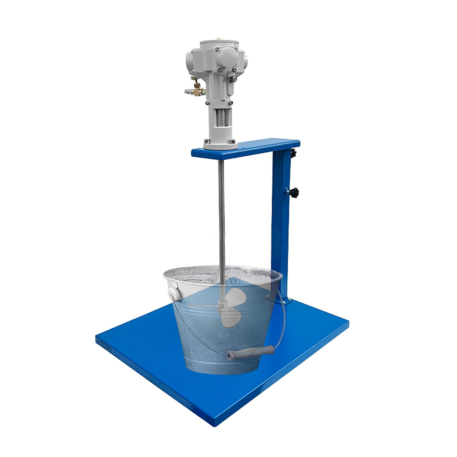 GLJTUO Electric Mixer Machine,Pneumatic Bracket Mixer, 50 Gallon Automatic Stainless Steel Agitator for Uniform Mixing and Stirring of Putty, Ink, and Coatings