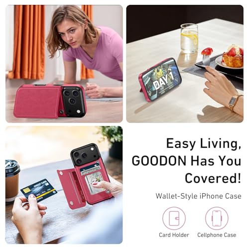 Goodon for iPhone 17 Pro Max/iPhone 18 Pro Max Case Wallet - Leather Cover - image 6