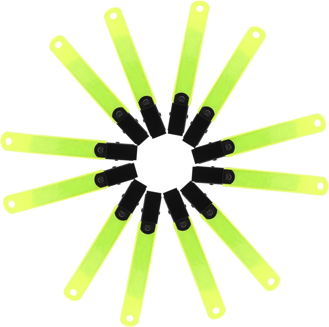 POPETPOP Fluorescent Label Holder Hiking Camping Clip Camping Reflector Glow Clips Reflector Clips for Tree Stand