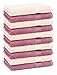 Produktbild Betz 10 Stück Seiftücher Premium 100% Baumwolle Seiflappen Set 30x30 cm Farbe Altrosa und beige