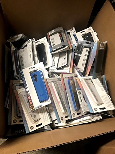 Wireless Central - Wholesale Lot Of 100 Bulk Older Models Cell Phone Cases & Screen Protectors - Various Types/Models #TOP1