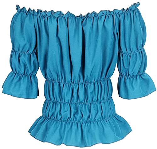 Medieval Off-the-Shoulder Top for Plus Size Gothic Pirates