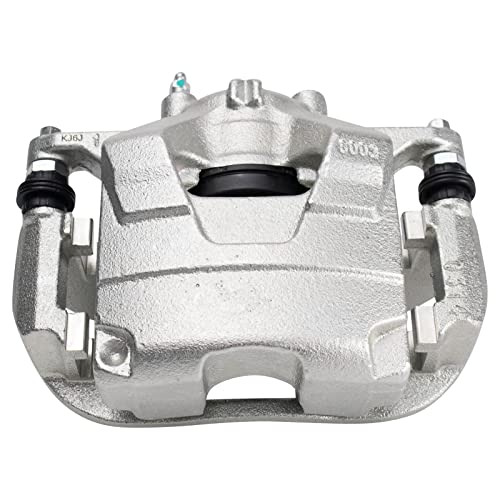 Image of TRQ Front Right Brake Caliper w /Bracket Passenger Side