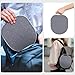Smart Case for AirPods Max with Sleep Mode, Travel-Ready Hard Headphone Protective Carrying Case with Accessories Mesh Pocket & Clear Earpad Covers -Grey