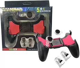 Game Pad Manete Freefire 5 Em 1 Controle Para Celular Pubg