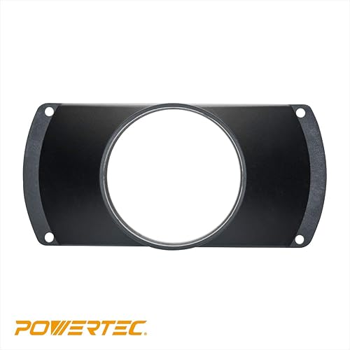 Miniatura 5 de POWERTEC 70150V Campana de polvo rectangular para 4 pulgadas OD accesorio, para carpintería manguera y accesorios de recolección de polvo