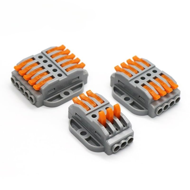 Wire Connectors 223-2 Docking Cable Conectors Fast Wiring Compact Conductors Push-in Terminal Block LED 2-30PIN(223-30P)