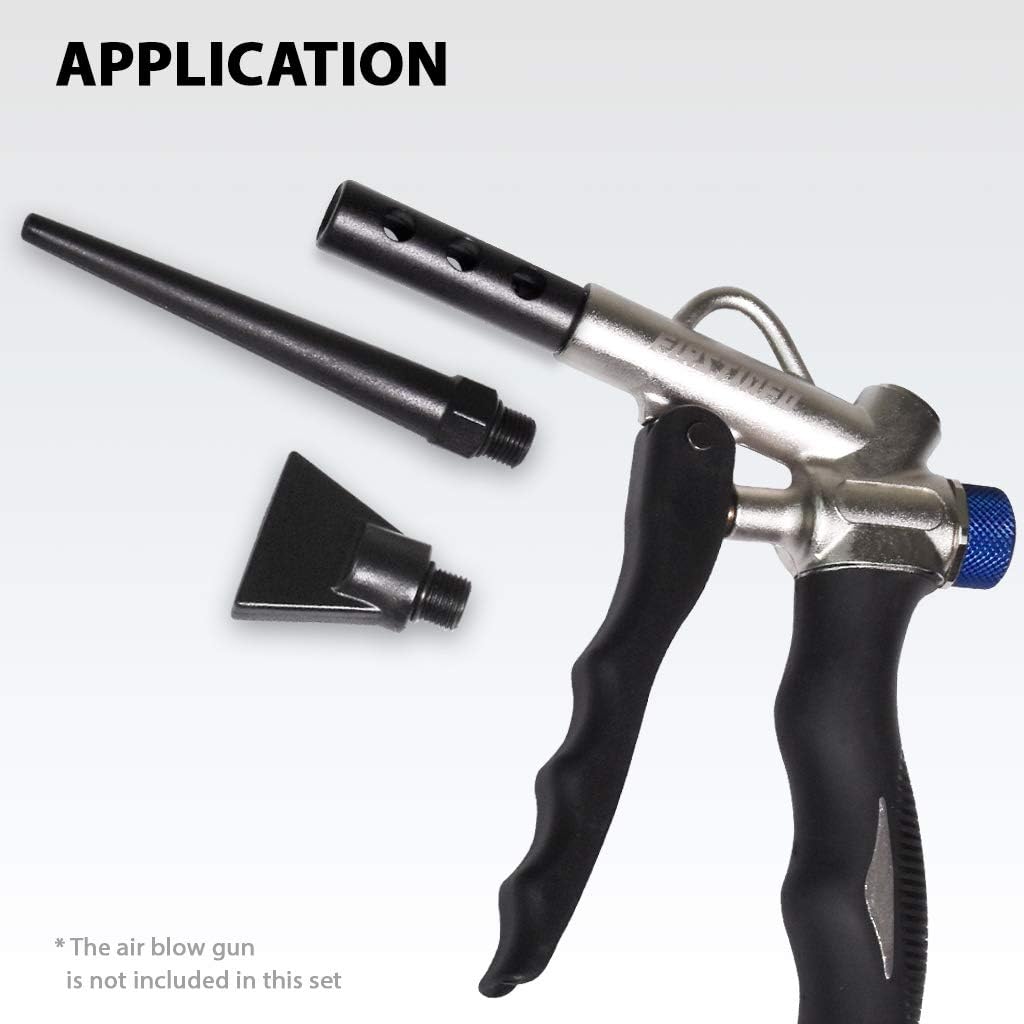 FIRSTINFO A1858A 3-Piece Multi-Purpose Nozzle Set for FIRSTINFO 2-Way Air Duster Blow Gun - Image 3