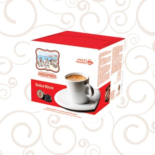 DOLCE GUSTO compatibili 192 Capsule GATTOPARDO caffè RICCO dolce