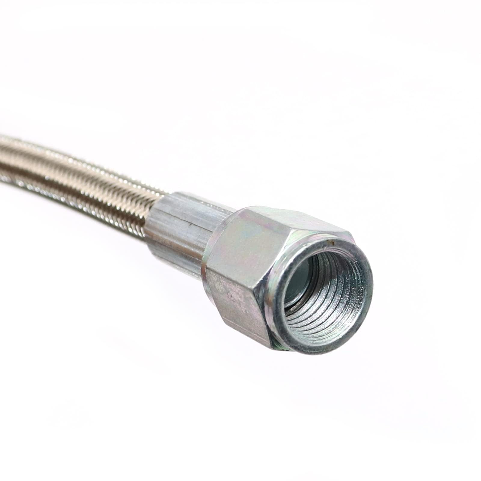 4AN Stainless Steel Braided Turbo Oil Feed Line Hose 32 - View #6