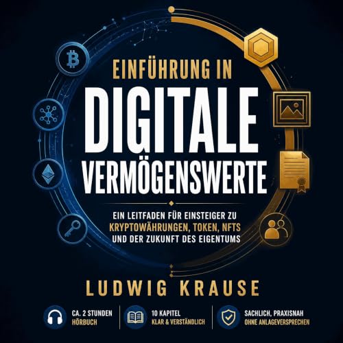 『Einf&uuml;hrung in digitale Verm&ouml;genswerte: Ein Leitfaden f&uuml;r Einsteiger zu Kryptow&auml;hrungen, Token, NFTs und 