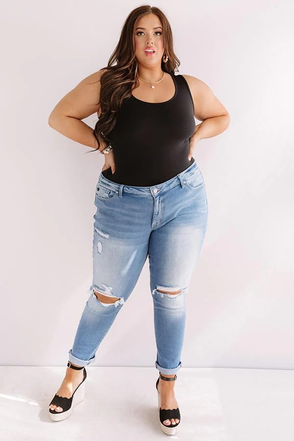 SHAPERX Women's Tank Top Compression Shaper Seamless Slimming Shaping Tanks Plus Size (5XL, Black) - Image 4 thumbnail