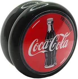 Yoyo Profissional de Rolamento - Resistente Refrigerantes (Preto e Vermelho Coca)