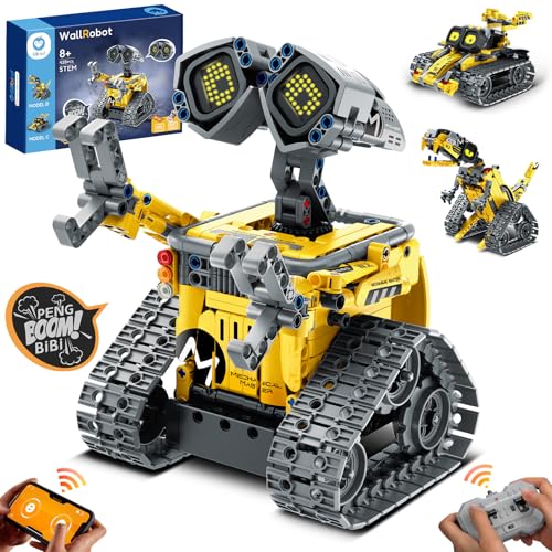 Sillbird Stem Robot Building Toy, Control Remoto Y Aplicación Controlada, Conjunto De Juguetes...