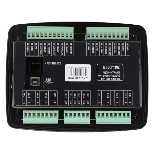 Controlador de generador DKG309, panel con pantalla LCD y monitoreo 5