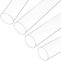 Vista 29 de MECCANIXITY Tubo Redondo Rígido Transparente de Acrílico 6mm (1/4") ID 8mm (5/16") OD 356mm para Lámparas y Linternas, Sistema de Refrigeración por