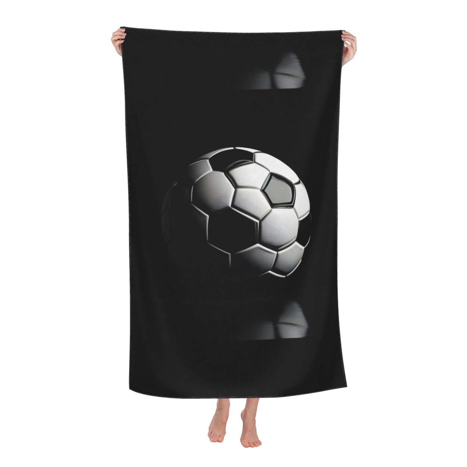 Cbaaghh I Like Soccer Print Adult Beach Towels,Beach & Pool Towel,Beach Towels,Towels For Camping