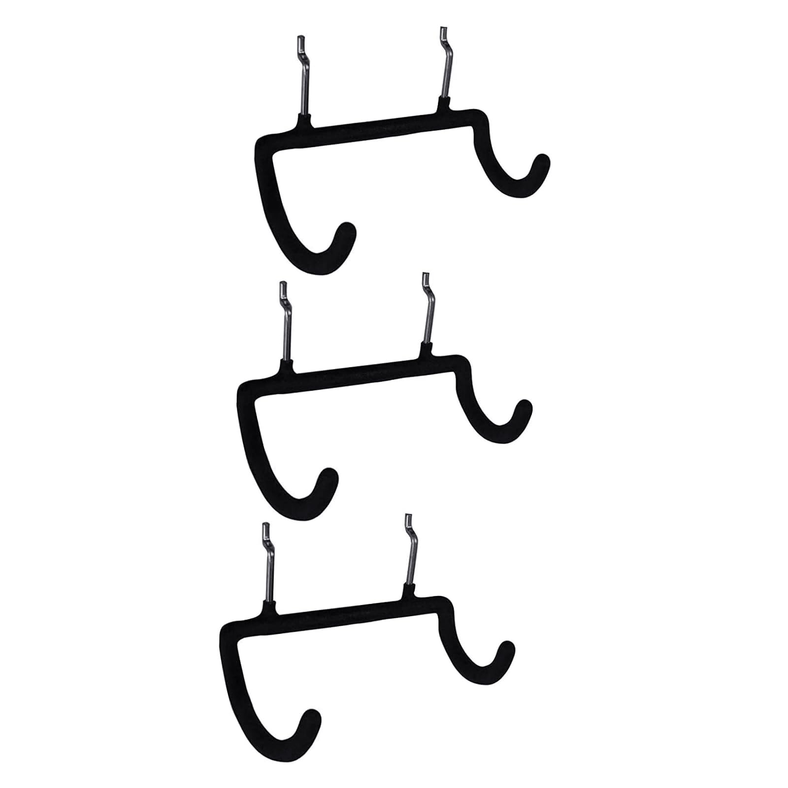 HENYGEN Of 3 Stable Pegboard Tool Holders for Organizing Electronic Power Devices with Protective Rubber Coating Workshop Hangers