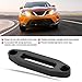 KIMISS Hawse Style Winch Fairlead,6inch Aluminum Car Hawse Fairlead Black Winch Rope Guide for S ynthetic Winch Rope Cable ATV