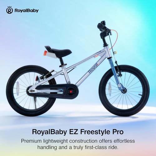 Image of RoyalBaby EZ-Pro Kids Bike, Lightweight Aluminum 2-in-1 Balance to Pedal Bike with One-Key Switch, 14 16 18 20 Inch for Age 3-10 Years