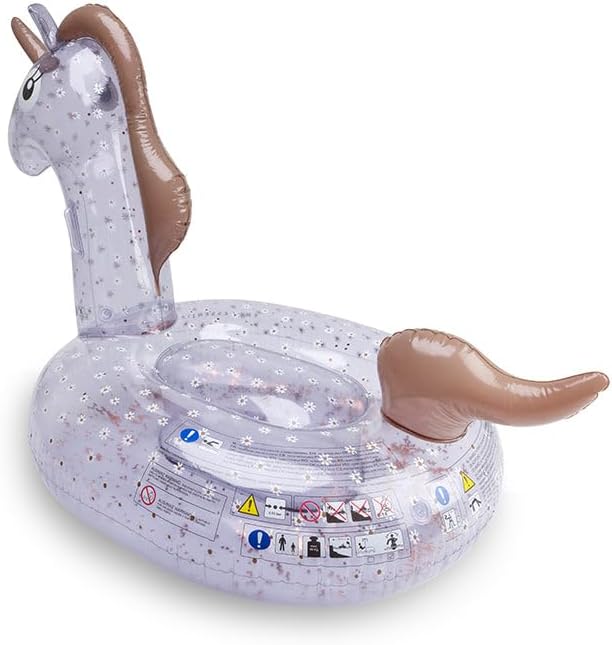 Blue Unicorn Air Bed | Daisy Flower 150 cm