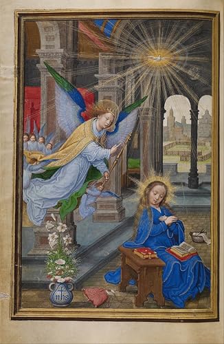 Art Mural l'Annonciation Simon Bening pour décorer un salon moderne et chaleureux