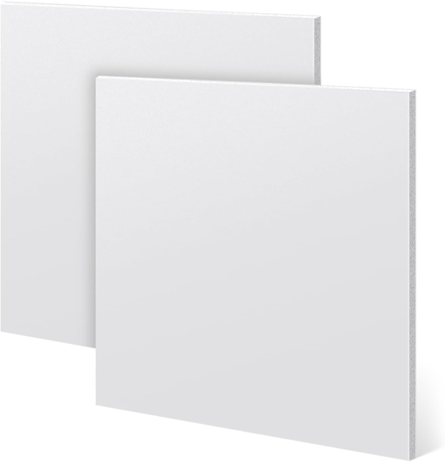 Hdpe Sheet, Hdpe Plastic Sheet Flexible High Density Polyethylene Cutting Board Solid Plastic Block for DIY Project Machining Home(1/2" X 8'' X 8 '',White,2 Pcs)