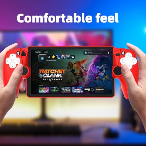 WUXIDIXI Capa protetora de silicone para Playstation Portal 2023, proteção total e absorção de choqu