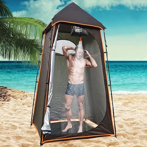 HipierFx Portable Camping Shower Tent Outdoor Oversize Changing Heavy Duty Privacy Shelters Removable Bathroom Toilet Tent