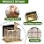 Large Bird Feeder, Heavy Duty Metal Bird Feeders for Outdoor Hanging, 9.5LB Seed Capacity Wild Birdfeeder for Outside Garden Decoration