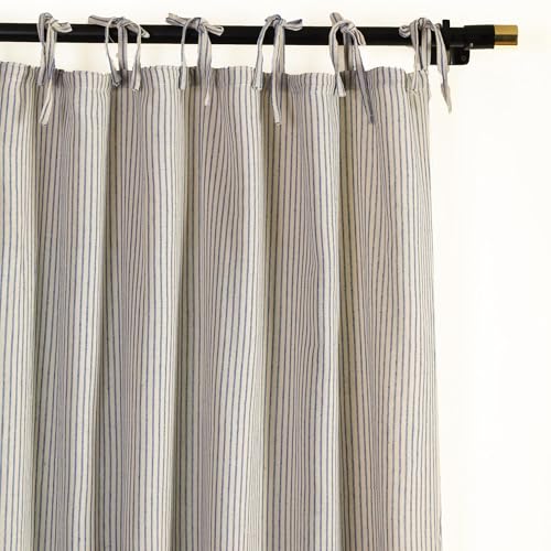 Rideaux à Rayures en Gaze, Style bohème, Rideaux à Suspendre en Gaze de Lin sabsitute, filtrant la lumière, pour Porte, fenêtre, décoration d'intérieur,...