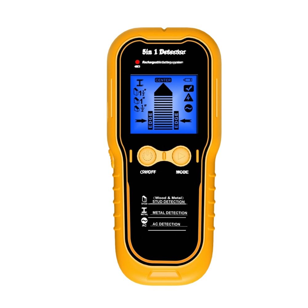 Oewwthy 5in1 Stud Finder Wall Scanner Detector Multifunction Wall Scanner for Drilling Applications