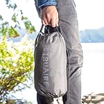 Intex 60412E TruAire Luxury Camping Mattress: Fiber-Tech – Puncture-Resistant Laminate – QuickFill USB Air Pump – 600lb Weight Capacity – Full Size, Blue - Image 2