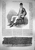 Old antique victorian print
