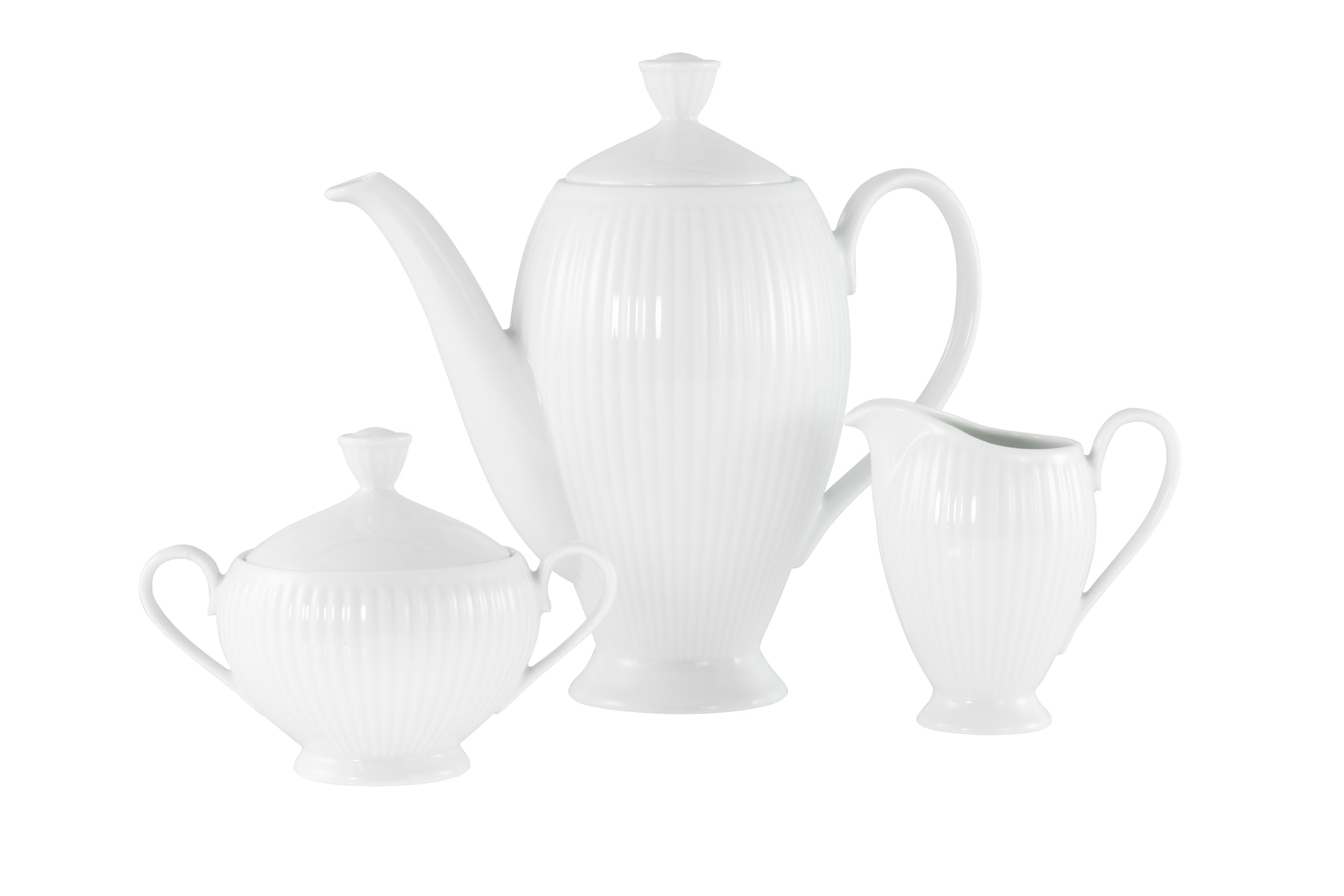 Creatable 21881 Set di stoviglie, Porcelain, Bianco