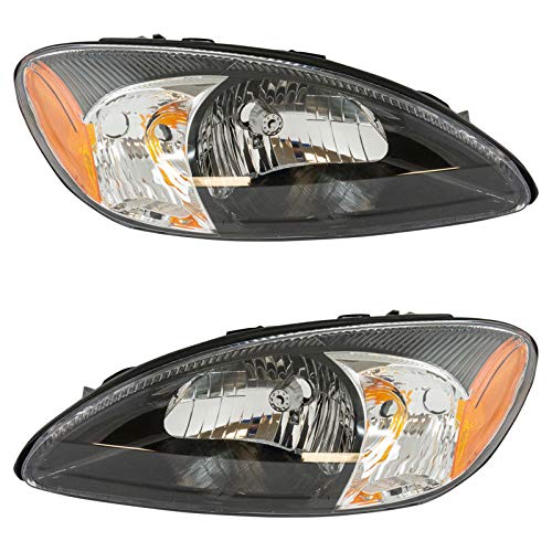 Front Headlights Headlamps Lights Pair Set for 03 Ford Taurus Centennial Edition
