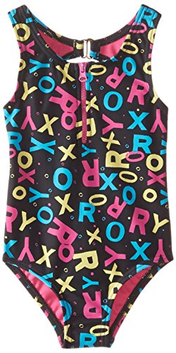 Roxy Little Girls' Pop Logo Zip One Piece