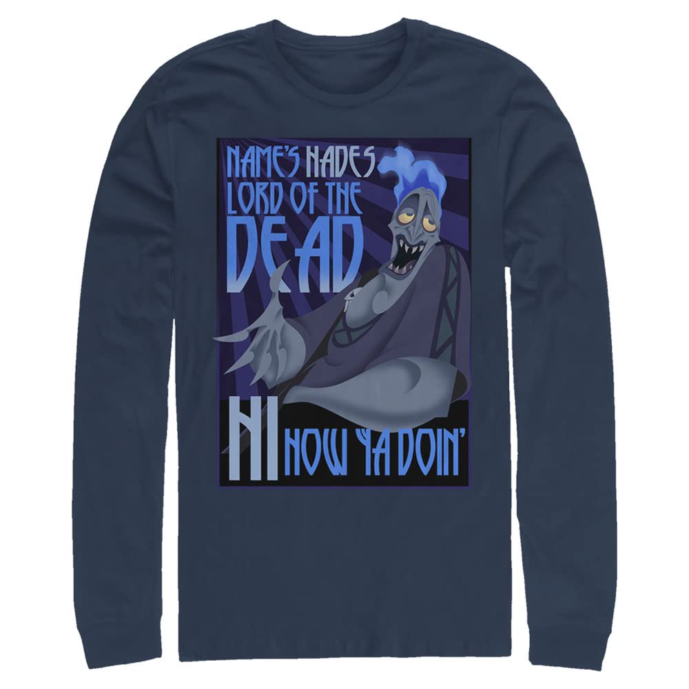 DisneyMen's Hercules-Names Hades T-Shirt