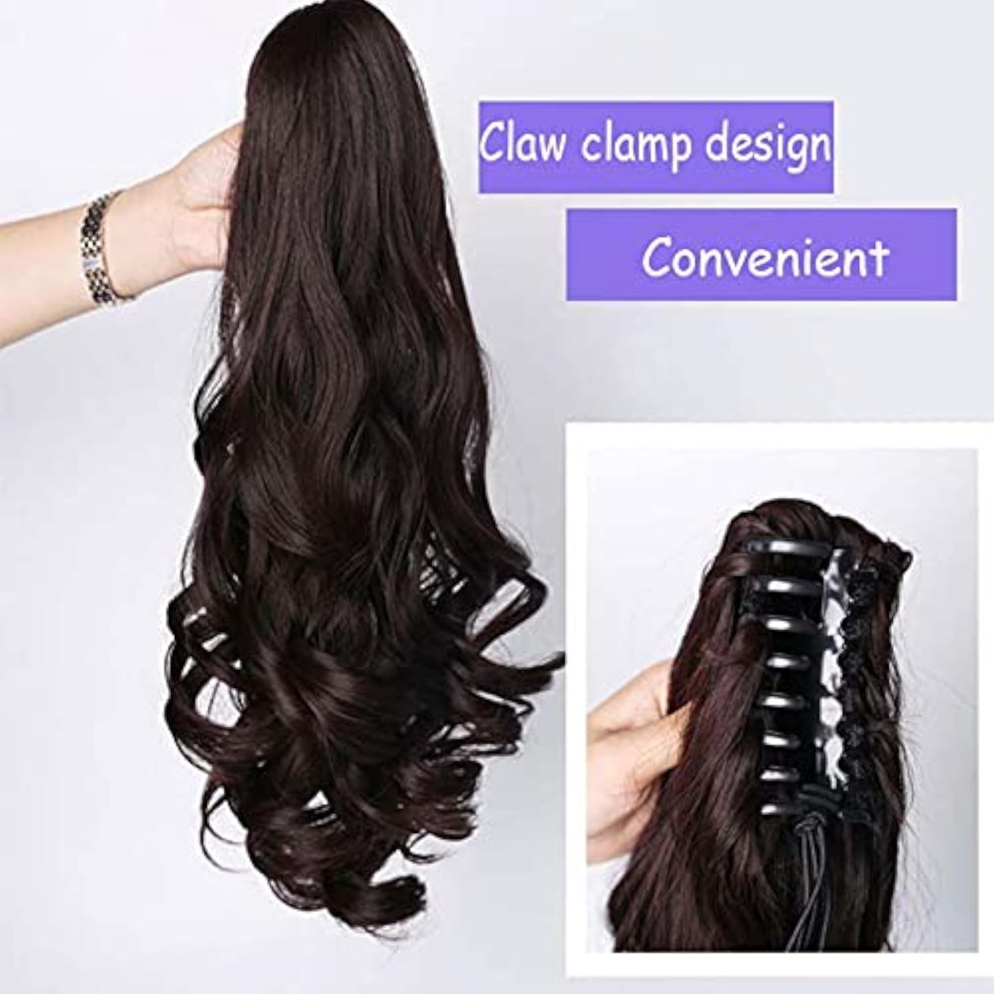 Straight Ponytail Hair Extension Wig for Women