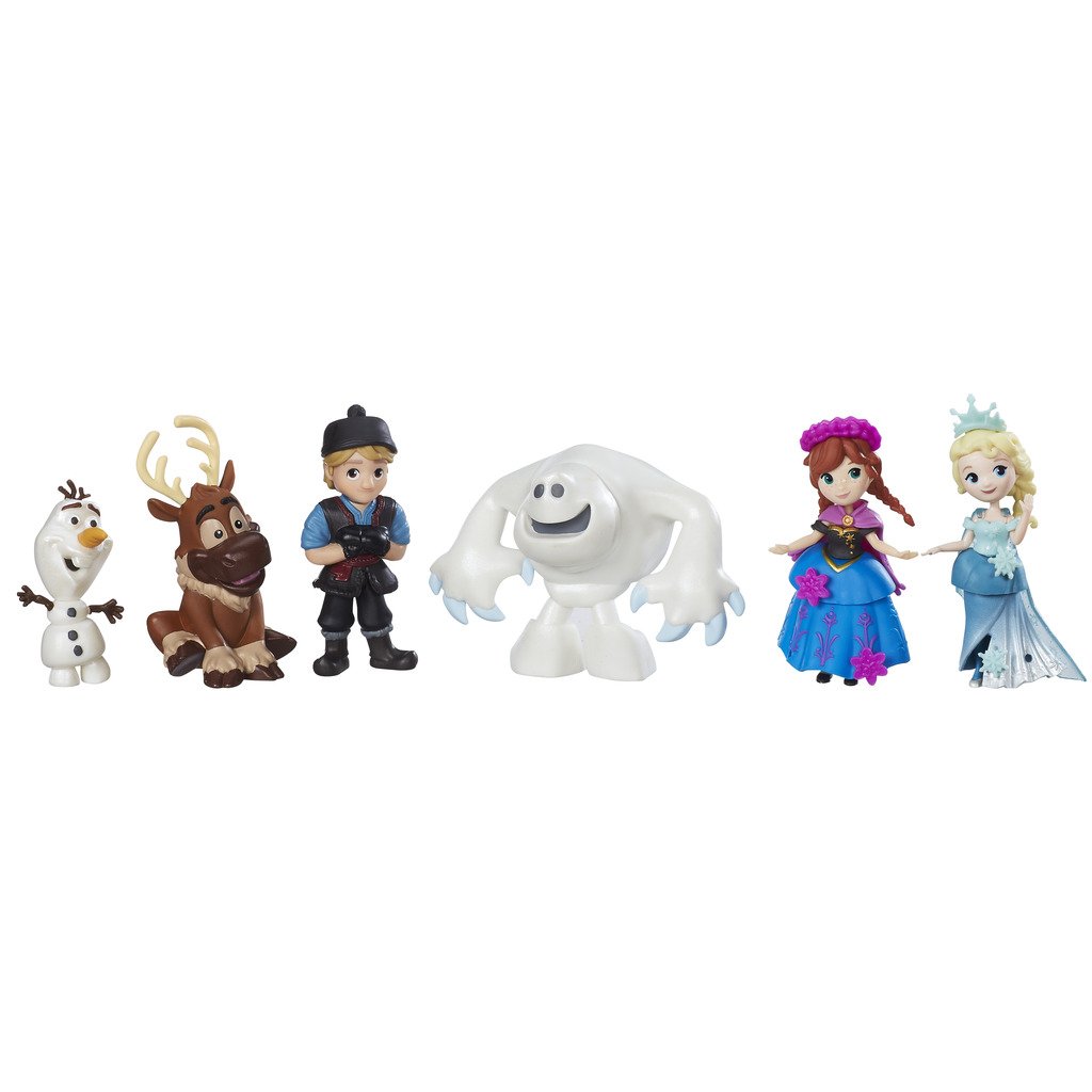Disney Frozen C1118EU4 zabawka - zestaw do zabawy figurek Little Kingdom - zestaw kolekcji przyjaźni - Olaf - Elsa - Anna - Sven - Kristoff