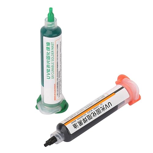 Miniatura 9 de Tinta de máscara de soldadura, tinta resistente a la soldadura, tinta de máscara de soldadura de PCB, 2 unidades de máscara de soldadura de curado
